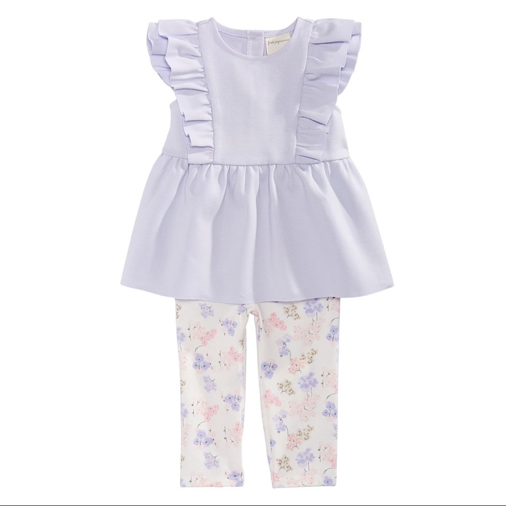 First Impressions Baby Girls Tunic & Leggings Set